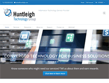 Tablet Screenshot of huntleigh.com